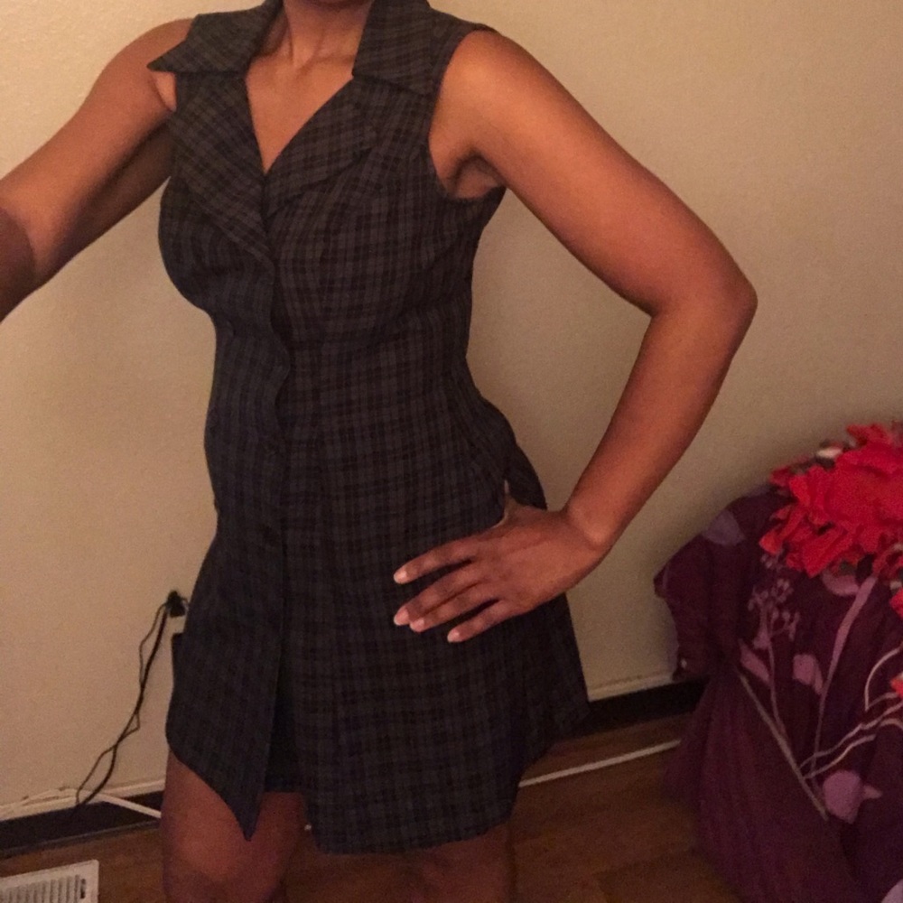 “School girl” plaid dress